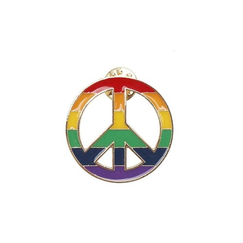 Rainbow peace sign - rainbow,
