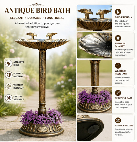 Bronze effect garden - bronze,
