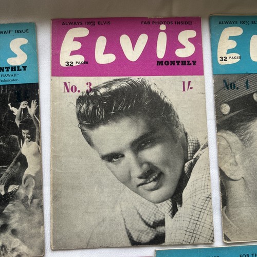 Elvis monthly magazine bundle - elvis,