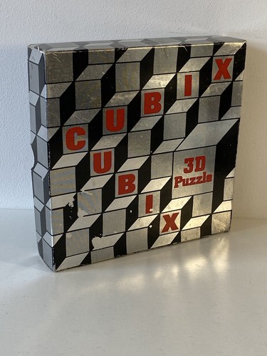 Vintage cubix 3d puzzle - vintage,