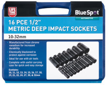 Bluespot 16pce 1/2" Metric