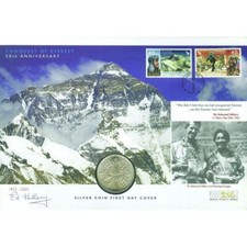 2003 Everest 50th - Signed by Sir Edmund Hillary