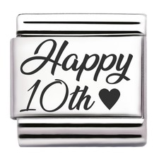 Happy 10th BIRTHDAY charm