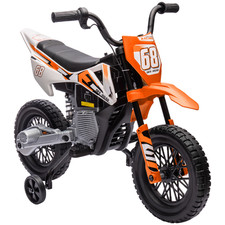 Orange Kids Electric Motorbike