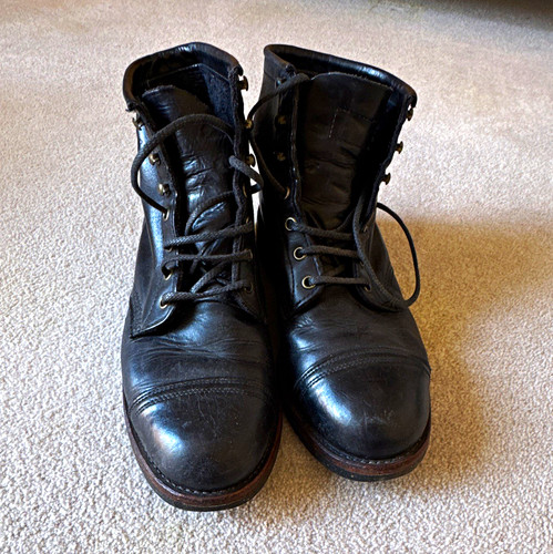 Chippewa black leather - chippewa,