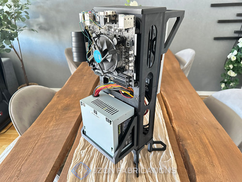 Black itx vertical - black, tower