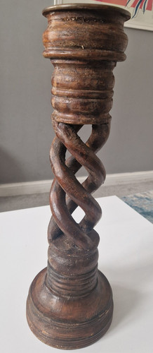 Vintage carved wooden - carved,