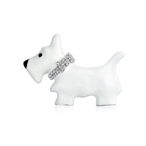 Large statement white - white, westie
