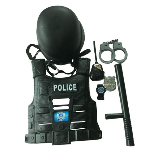 Pieces kids police costume - 9,