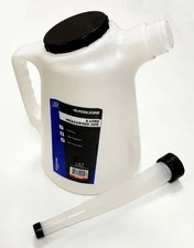 5L Graduated Pourer 5 Litre Oil Fuel Jerry Can Container Measuring Jug Free p&p