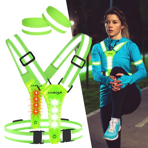 Led reflective vest running - led,