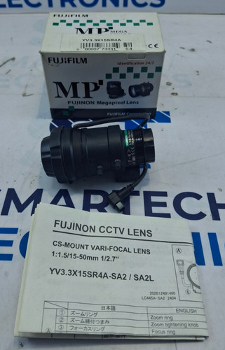 Fuji yv3 3x15sr4a 3mp - 3mp, manual