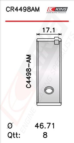 King cr4498am1 connecting - king,