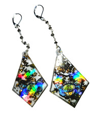Grateful Dead Space Drum Holographic Earrings