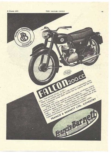 Old motorcycle advert - old,