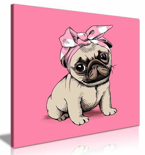 Puppy pug headband on - puppy,
