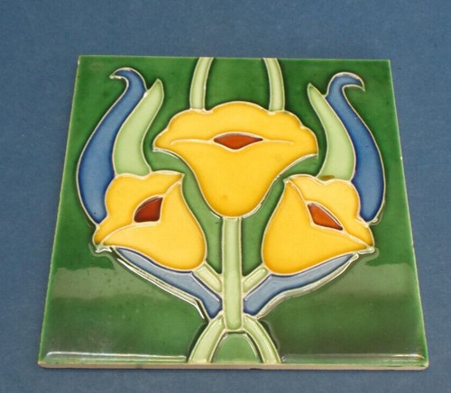 Wall washstand tile art - wall,