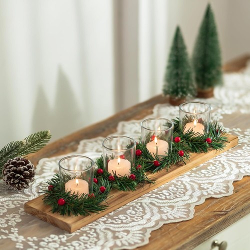 Christmas candle holder for - christmas,