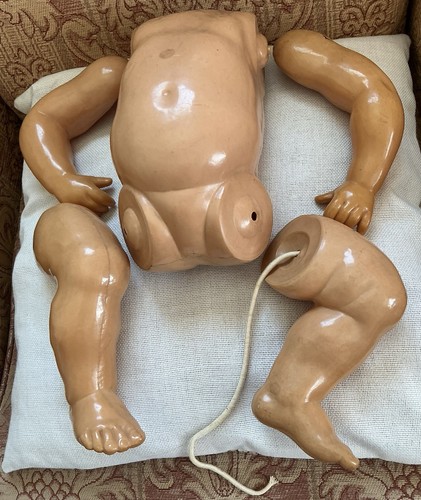 Antique celluloid dolls body - celluloid,