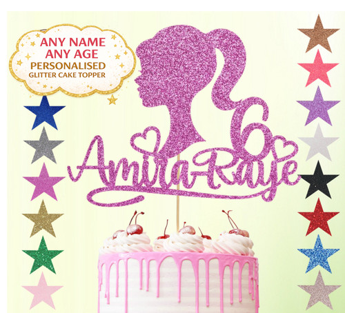 Princess girls cake - cake, topper