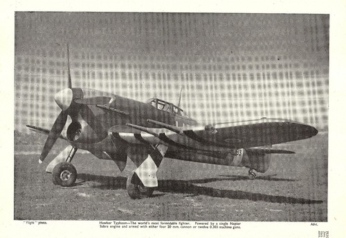Ww2 hawker typhoon - ww2, napier