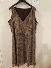 DAVID EMANUEL Brown Sleeveless