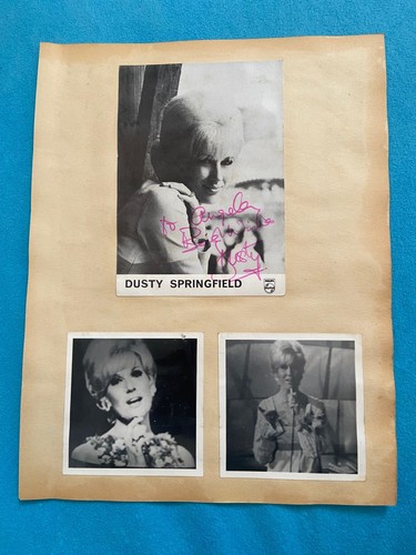 Dusty springfield signed promo - springfield,