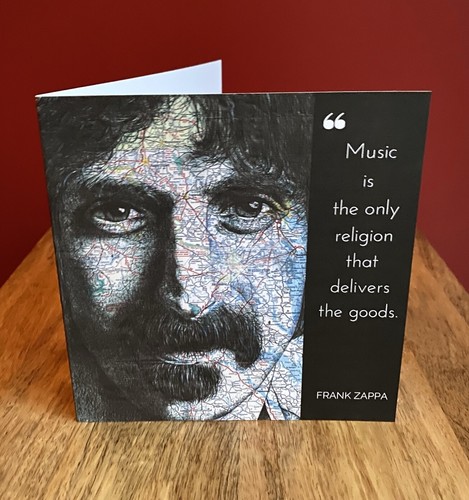 Frank zappa inspired greeting - frank,