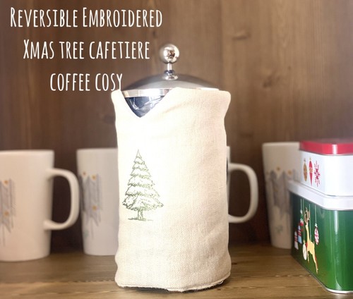 Christmas tree cafetiere - christmas,