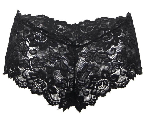 Sexy black red lace french - black,