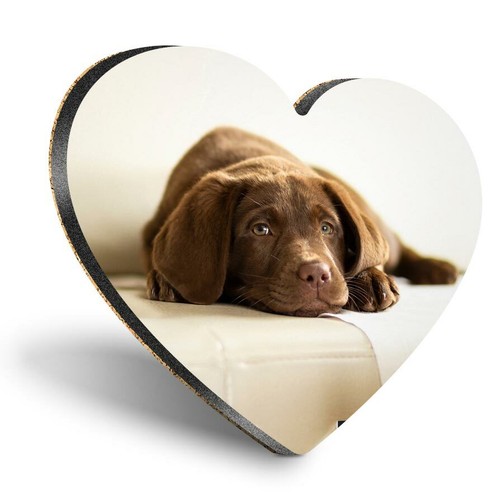Heart mdf coasters brown - heart,