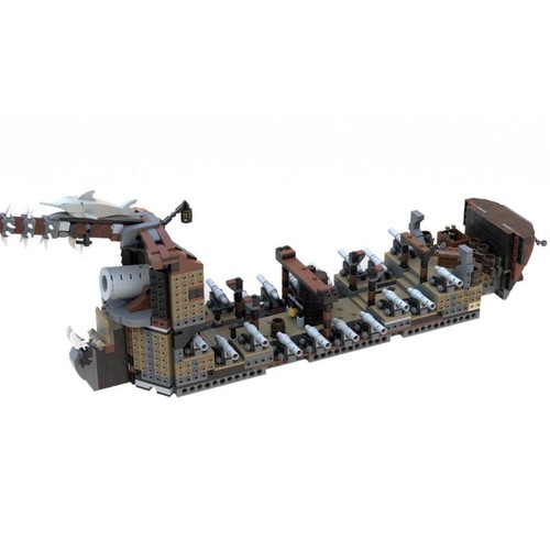 Medieval large pirate ship - medieval,