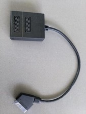 Scart Splitter 2-Way Connecting Lead Switch Box Allows 2 Sources to Single Scart