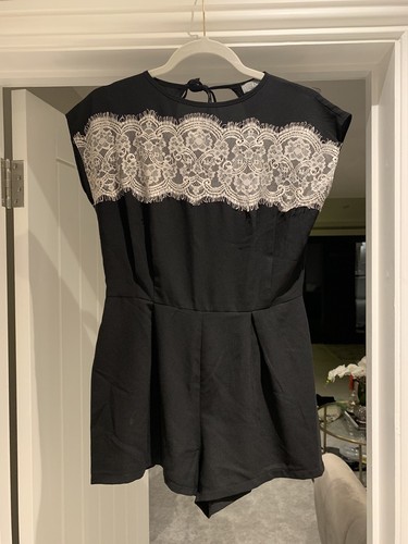 Topshop black lace insert - topshop,
