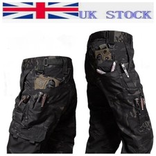 Mens Army Cargo Combat Military Tactical Trousers Pants Multi Pocket Casual Work
