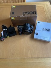 Nikon D500 DSLR boxed, excellent condition only 3751 shutter actuations