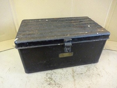 Metal military storage box