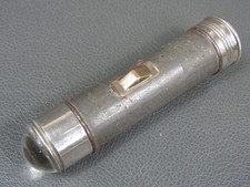 Vintage early bullseye fisheye torch flash light by Eveready