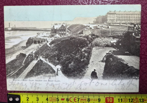 Antique postcard whitby - postcard,