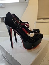 Black Patent Platform Heels
