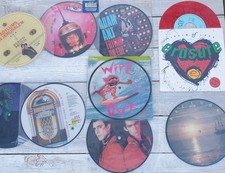 Job Lot 27 7" Vinyl Records incl Picture Discs and Coloured Vinyl Vintage