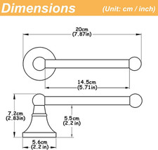 Antique Brass Toilet Roll