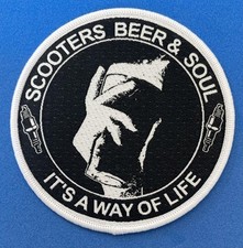 SCOOTER MOD IRON ON PATCH -