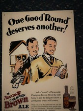 Newcastle Brown beer pub retro