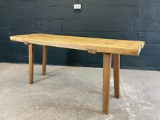 Vintage Hungarian Butchers Bench, Kitchen Dining Table