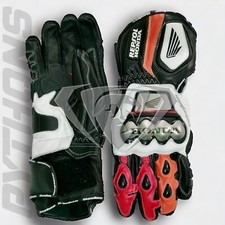 Honda Repsol Motorcycle Motorbike Racing Leather Gloves