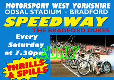 Bradford Speedway A4 Poster