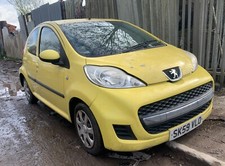 PEUGEOT 107 1.0 SEMI AUTO - 2009 2010 2011 2012 - BREAKING X5 WHEEL BOLTS 1KR-FE