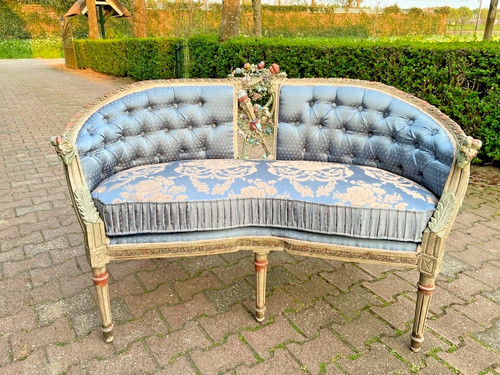Sofa couch louis xvi - louis, 1950s