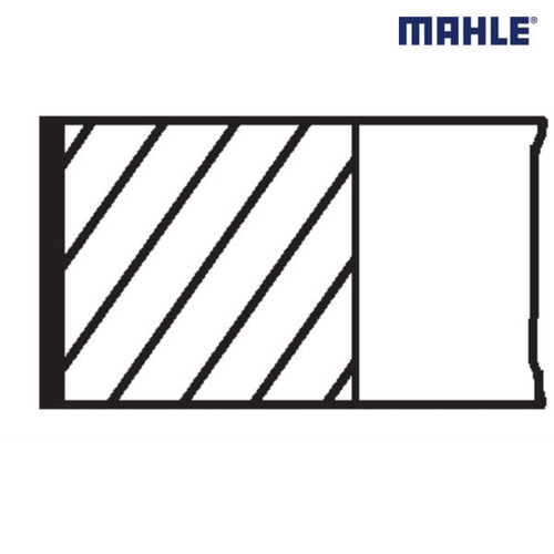 Piston ring set - ring, 007